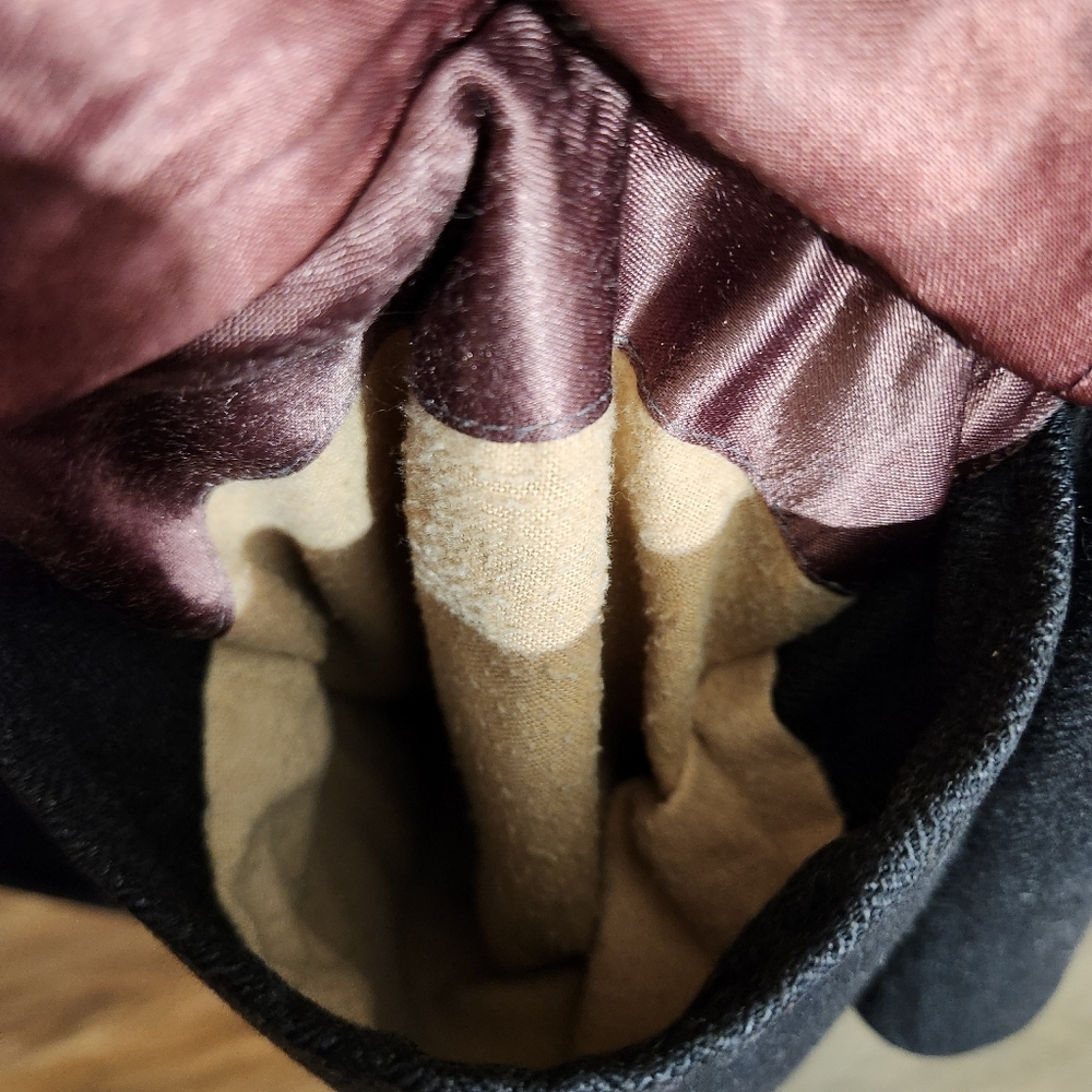 VINTAGE John Wanamaker Rittenhouse Collection 100% Wool Herringbone Overcoat 42R - Picture 8 of 12